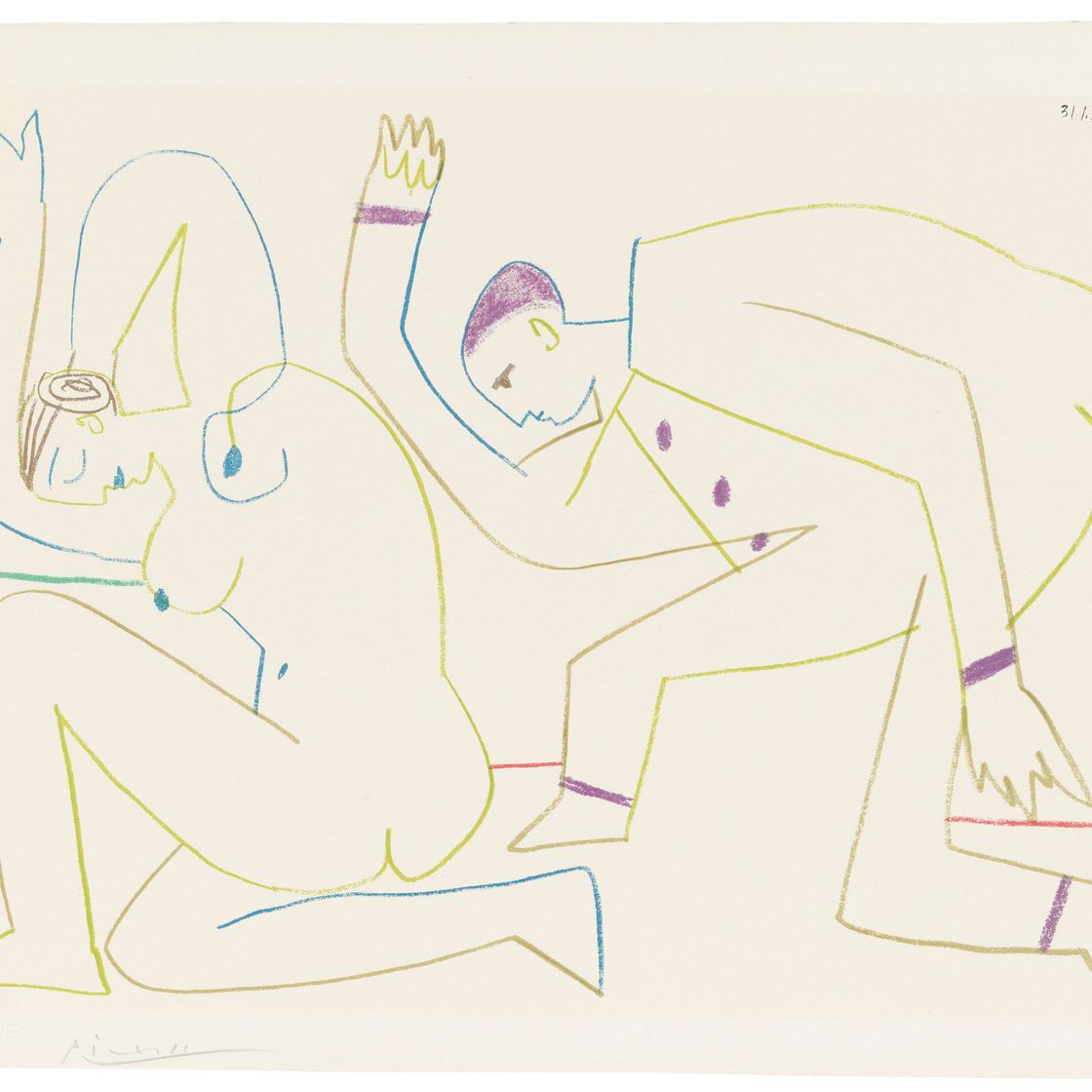 Pablo Picasso — Одна тарелка от: Verve № 29-30
