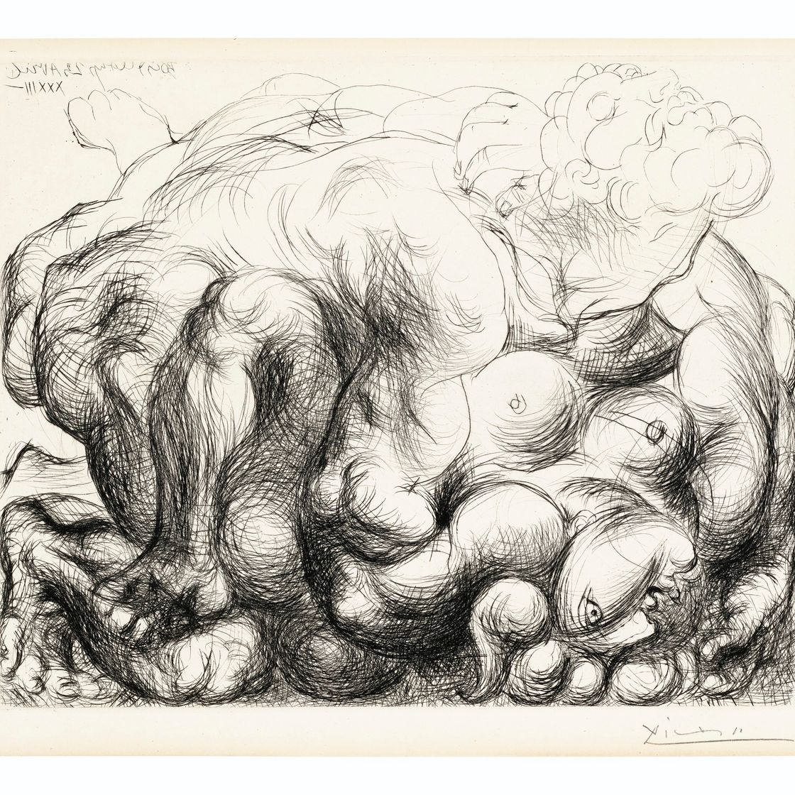 Pablo Picasso — Виола V, из "Люкса Воллара"