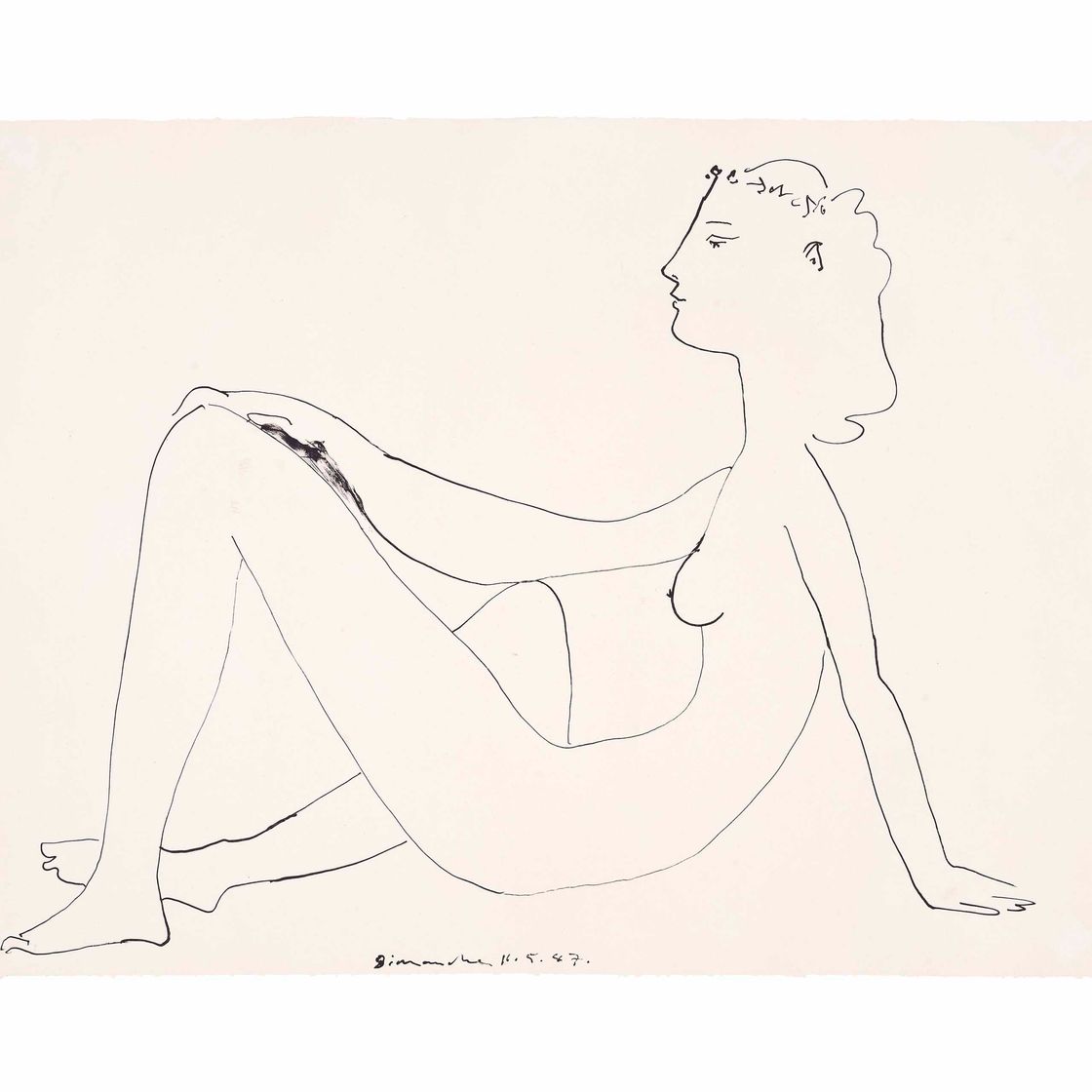 Pablo Picasso — Ну, в общем, профиль (Блох 454; Мурло 103)