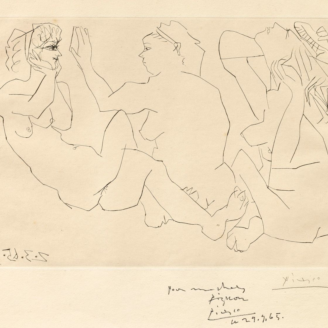 Pablo Picasso — Трое женщин