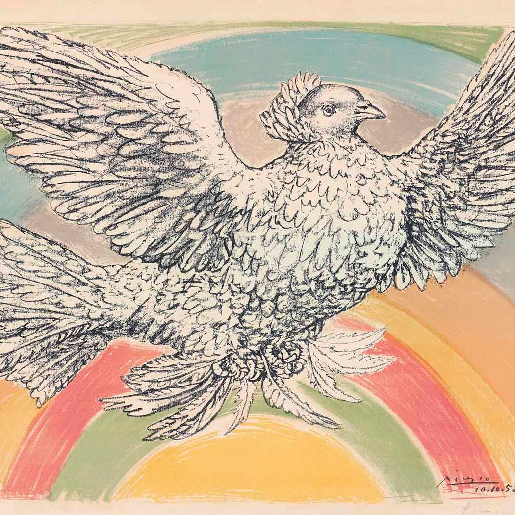 Pablo Picasso — Коломб летящий (Арк-ан-Сьель)