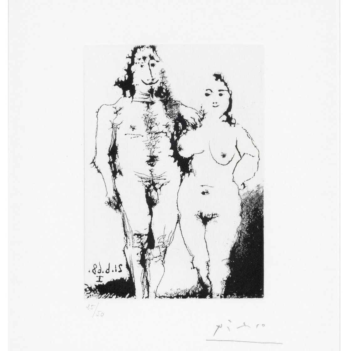 Pablo Picasso — Пара в напряженном положении
