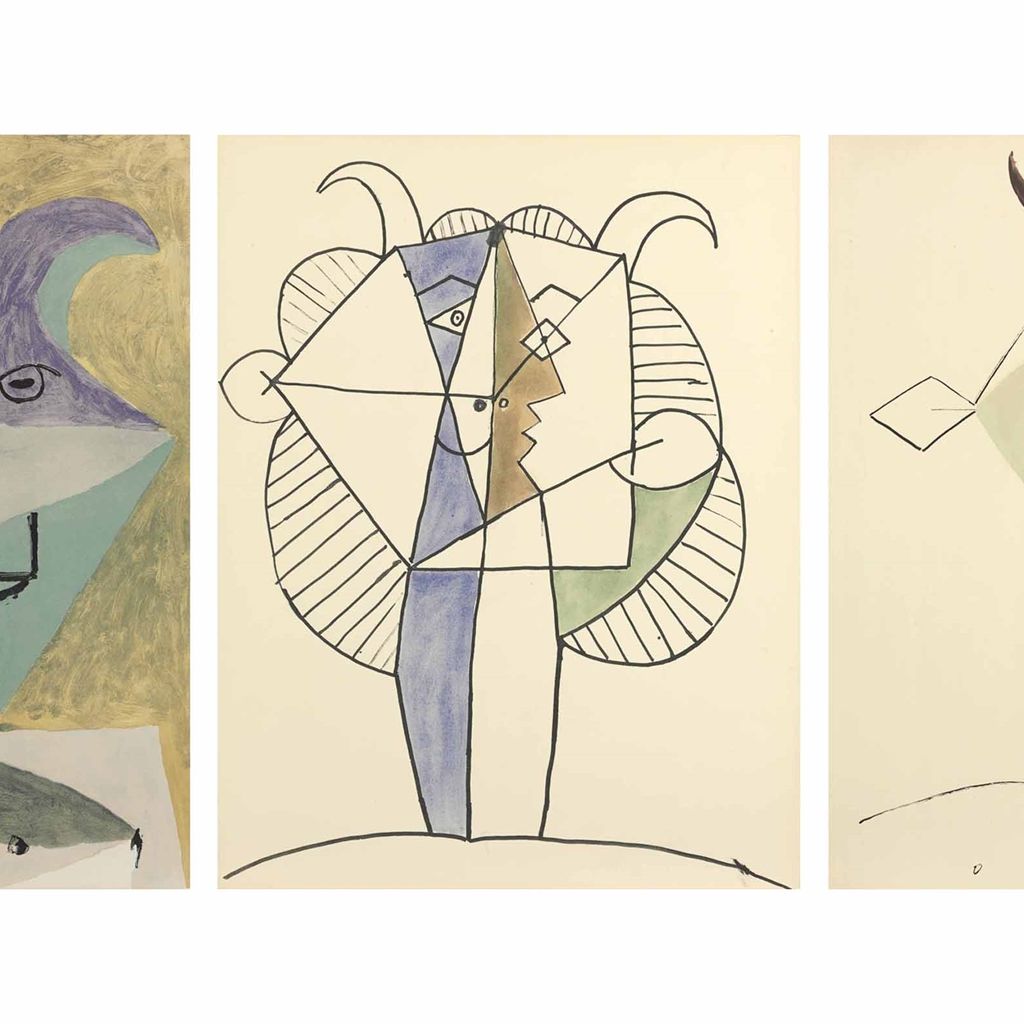 Pablo Picasso — Фавны и Флора Антибская