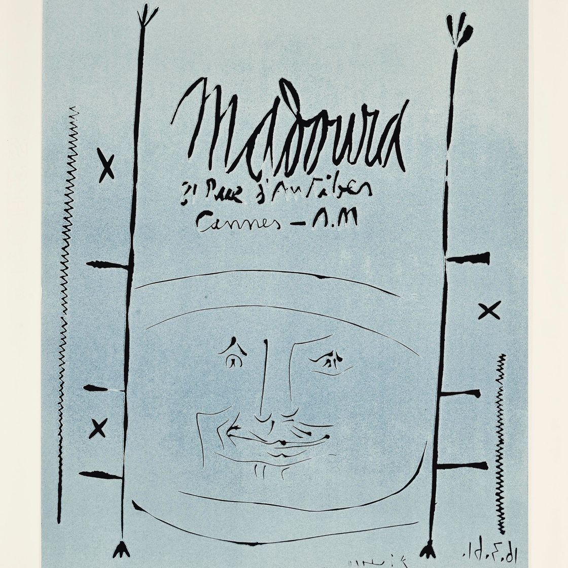 Pablo Picasso — Мадура, 81, улица Антиб, Канны-А.М. (Блох, 1296; Бер, 1272)