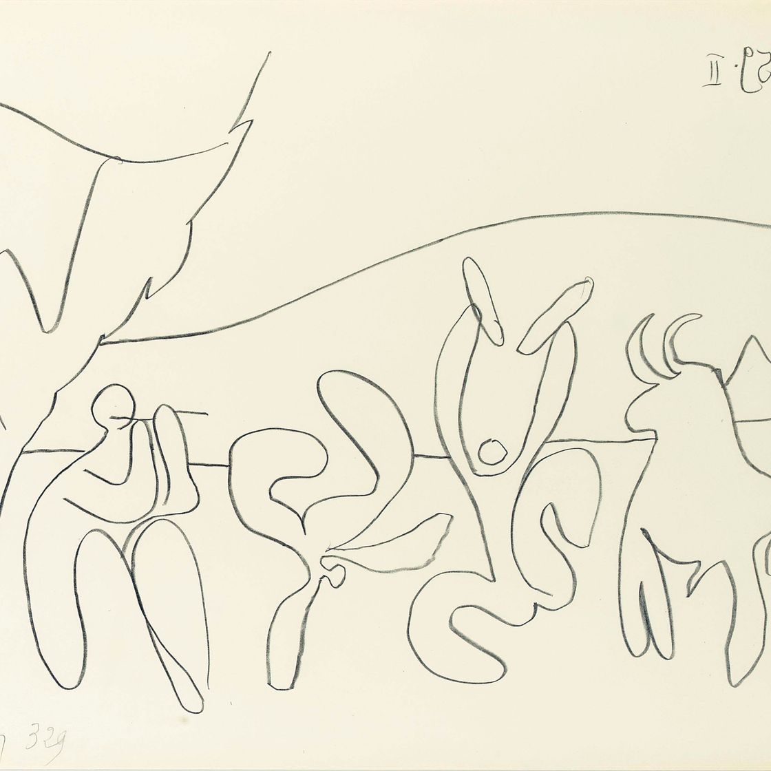 Pablo Picasso — Вакханалия I и II (Мурло 328-9; Блох 901-2)
