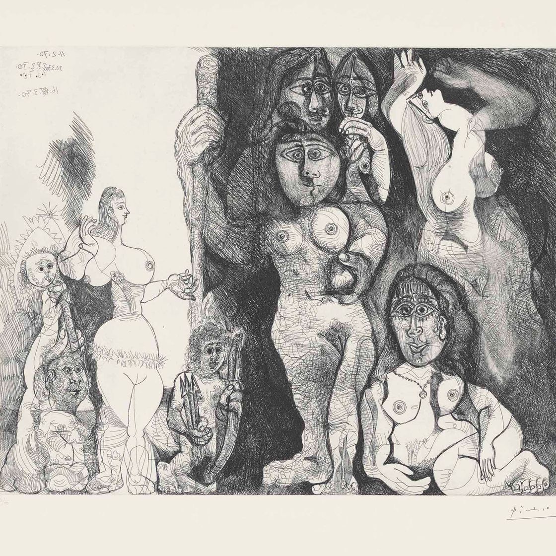 Pablo Picasso — Спектакль "Любовь-авантюристка среди женщин", из серии 156