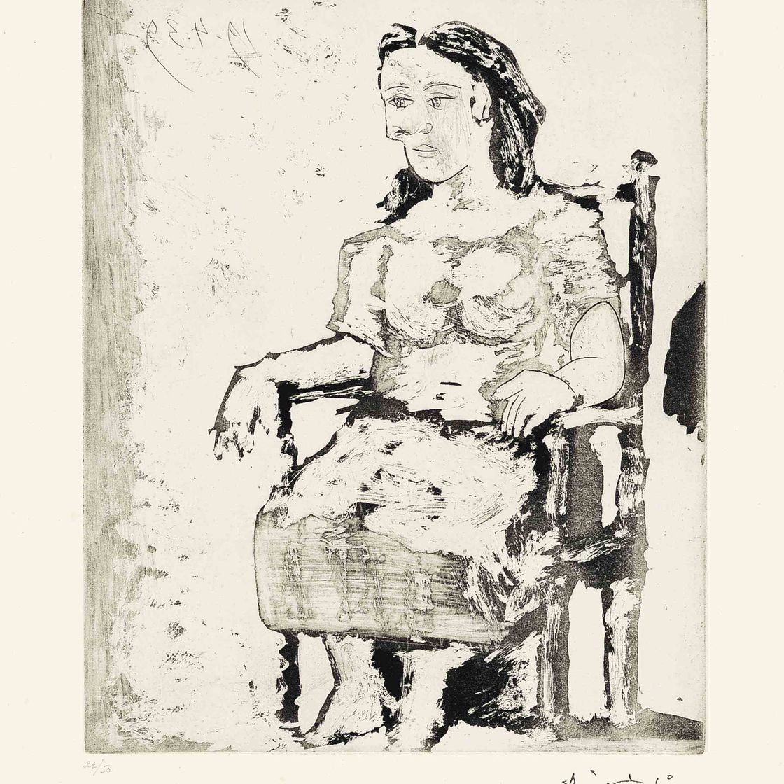 Pablo Picasso — Лучшая женская роль второго плана: Дора Маар (Блох 318; Бэр 649)
