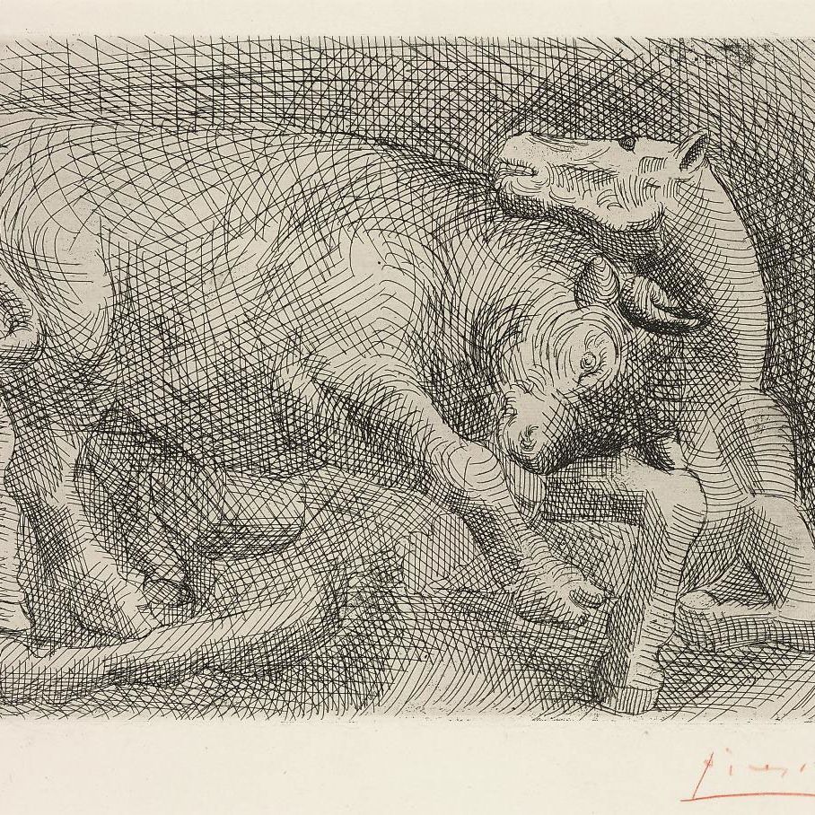 Pablo Picasso — Торо атакует соперника (В. 44; Б. 60)