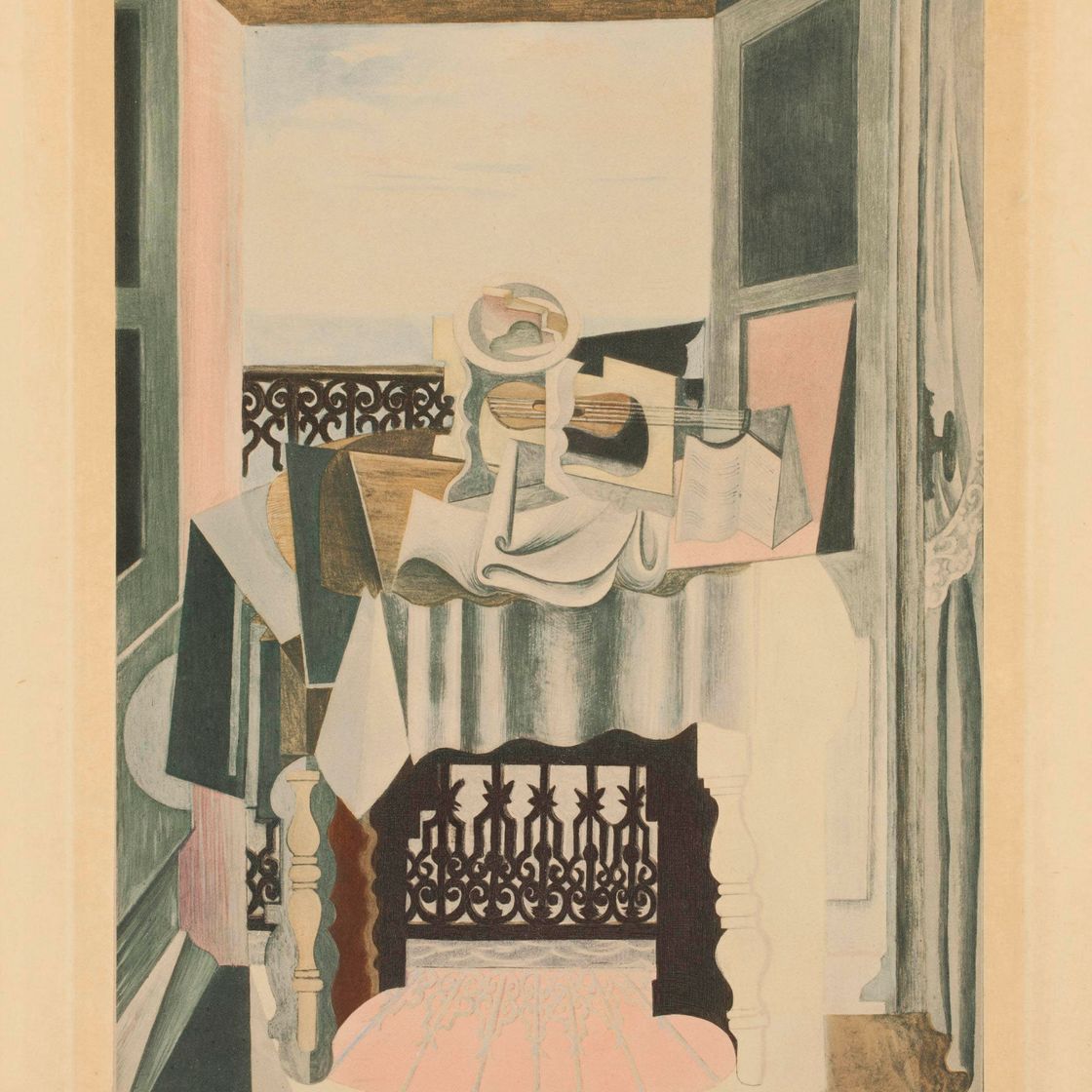 Pablo Picasso — Натюрморт на балконе