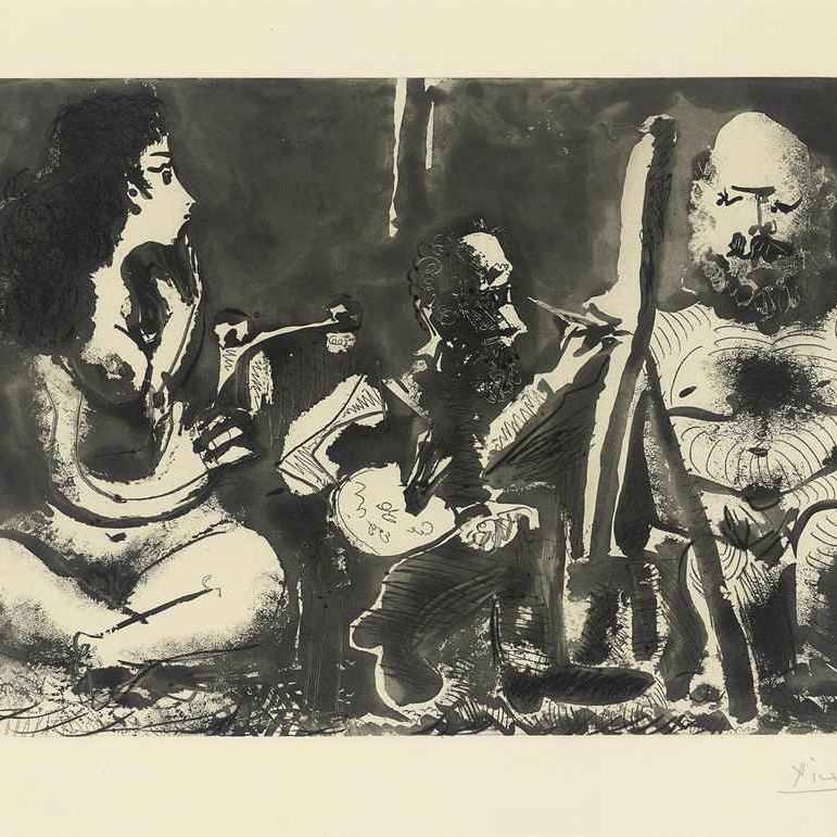 Pablo Picasso — "Голубые глаза Барселоны" (Блох, 1130; Крамер, 122)