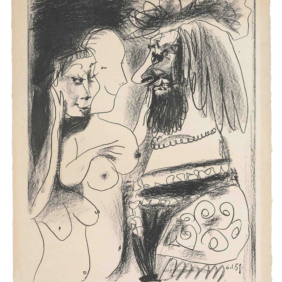Pablo Picasso — Старый король (B. 869; M. 317)