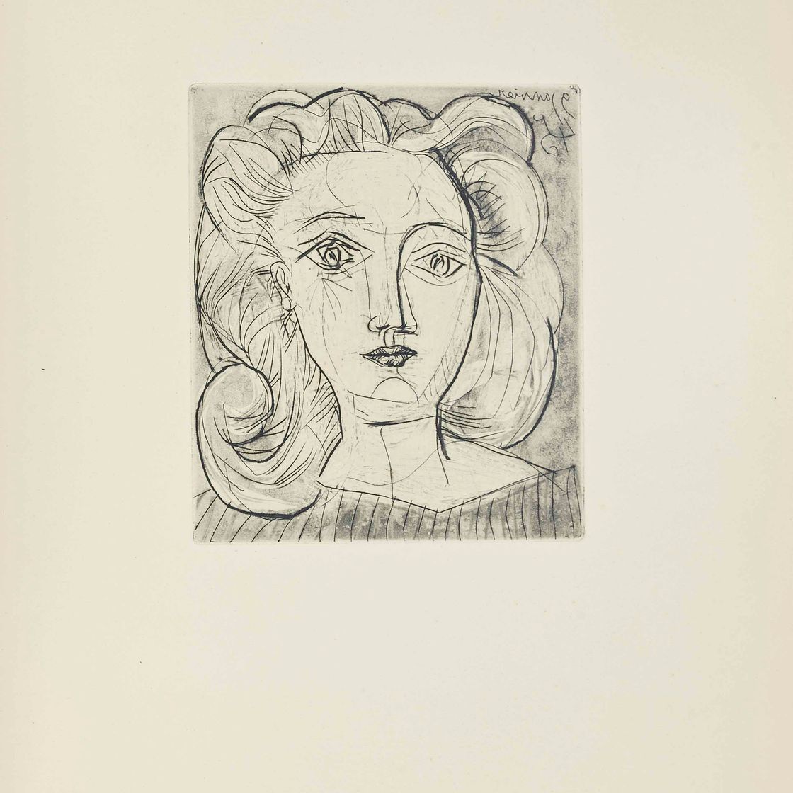 Pablo Picasso — Четыре сонета Петрарки (Блоха 370; см. книги Крамера 47)