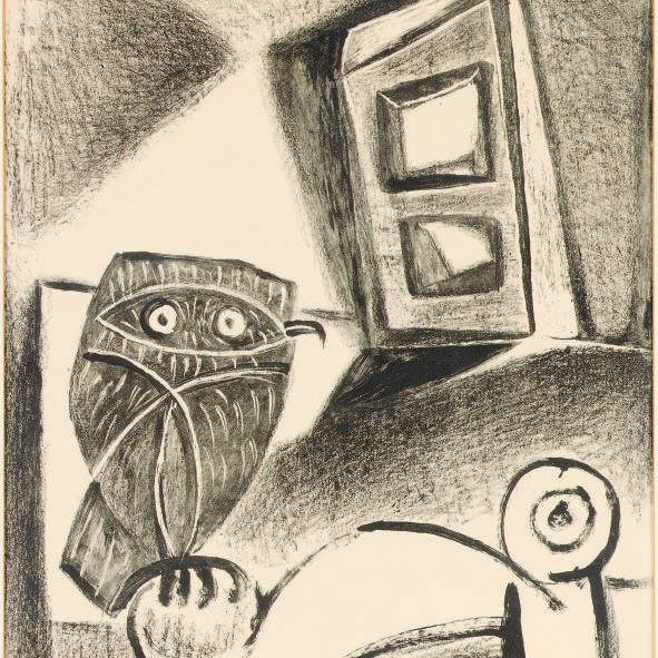 Pablo Picasso — Кровать в шезлонге (B. 409; M. 54)