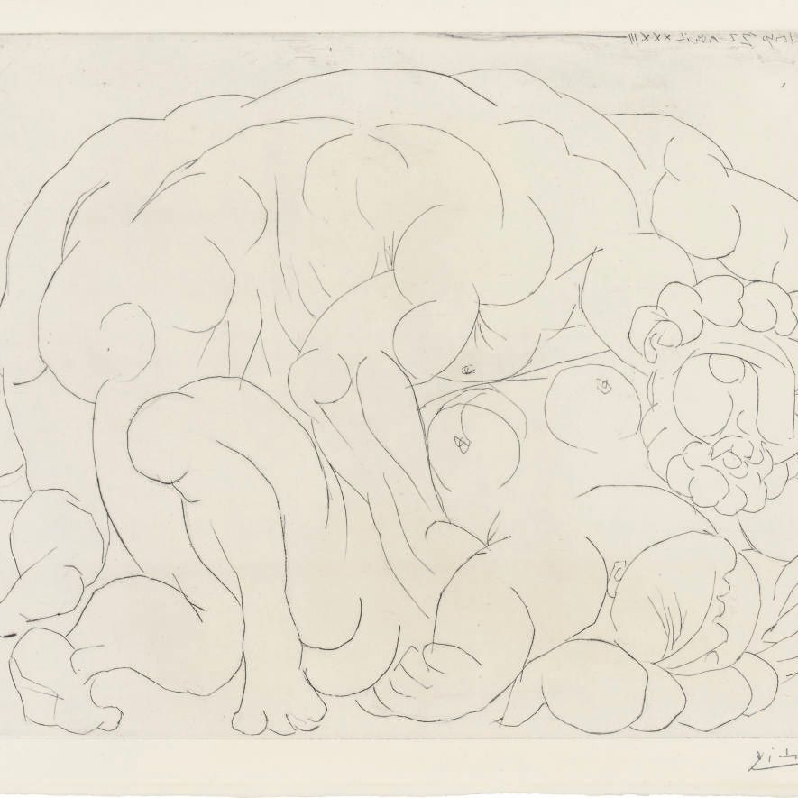 Pablo Picasso — "Виола II" из "Сюиты Воллара" (B. 180; Ba. 338)