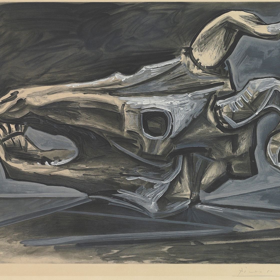 Pablo Picasso — Кран в замке над столом