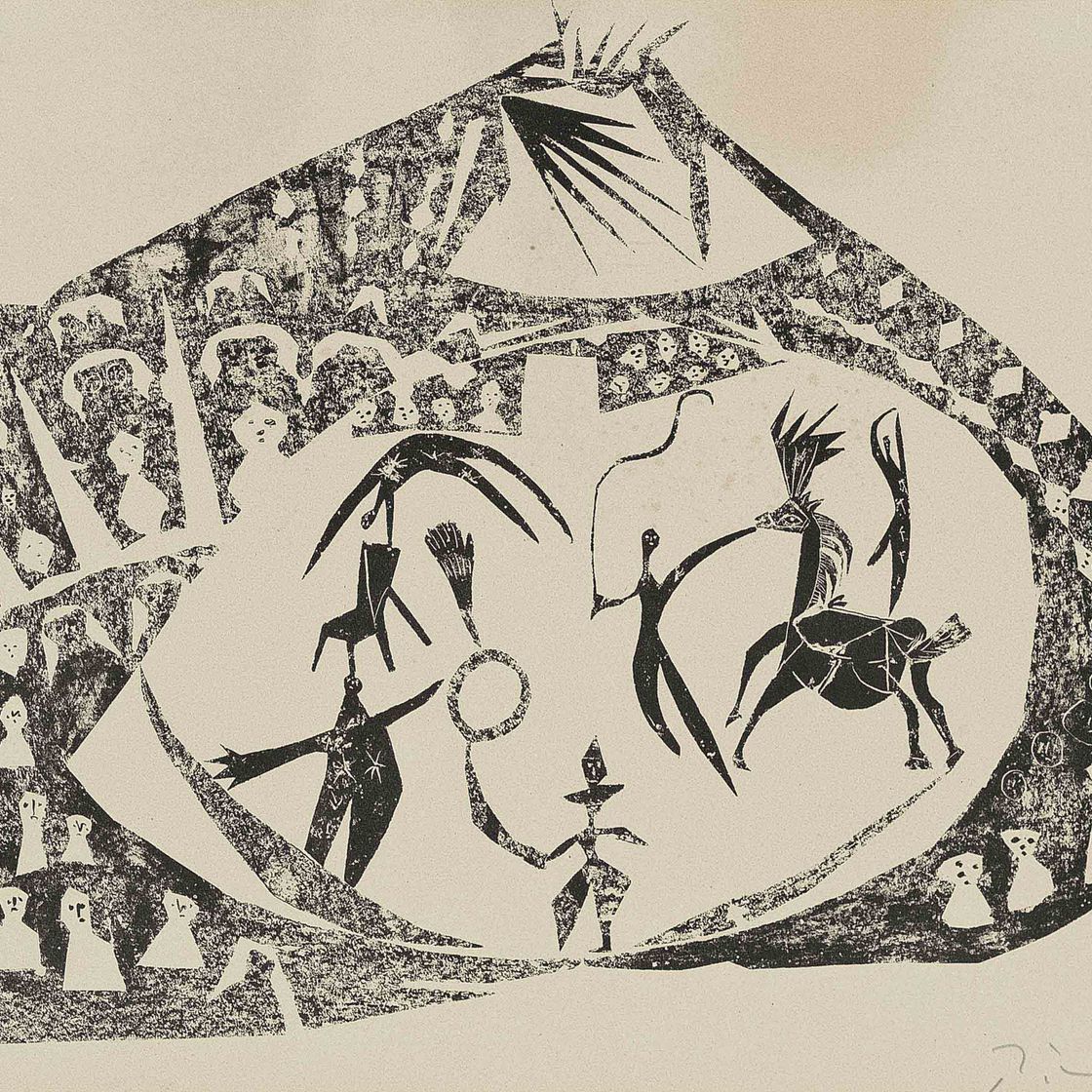 Pablo Picasso — "Ле Цирк" (Блох - 385; Мурло - 24)
