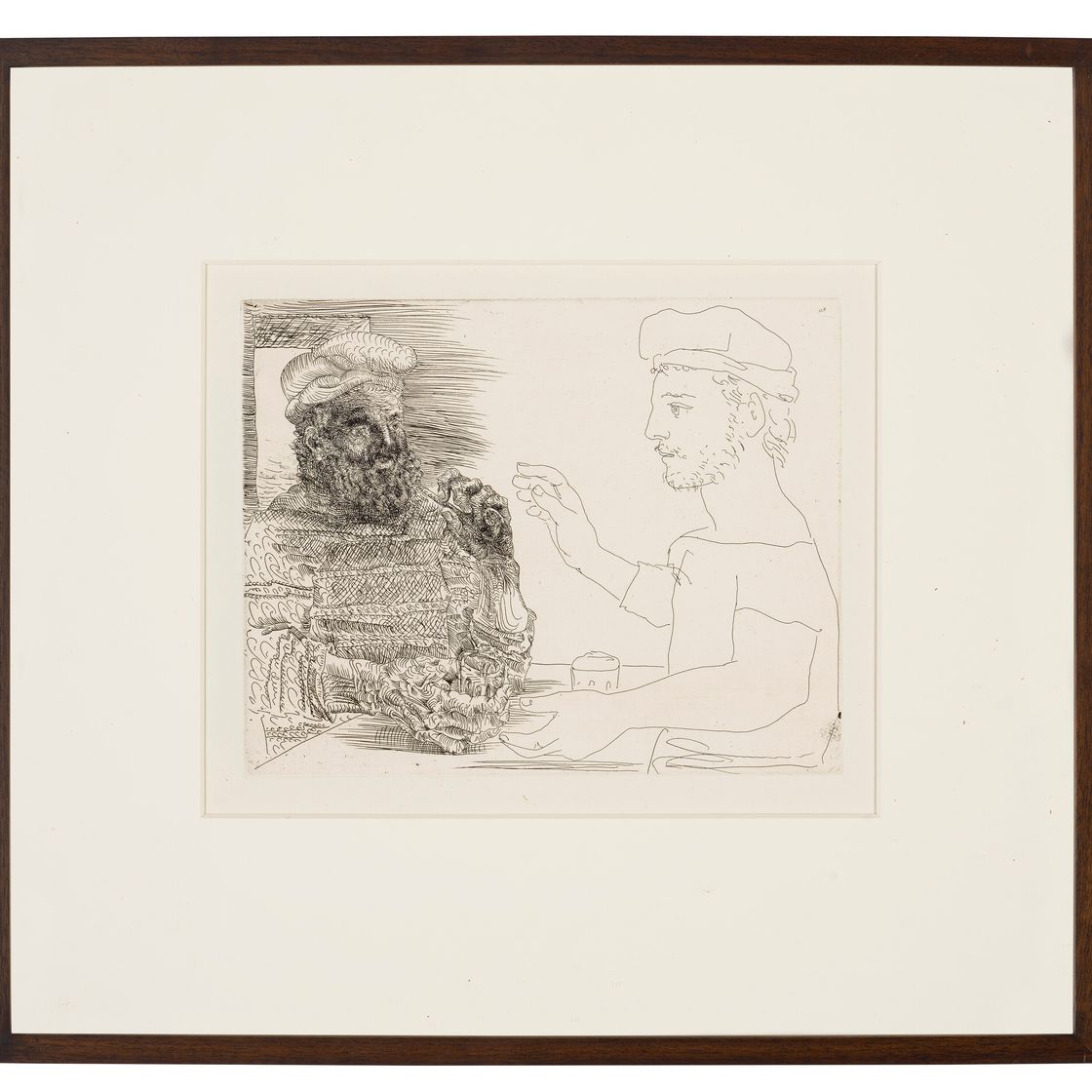 Pablo Picasso — Двое каталонских друзей из La Suite Vollard, изображение 2