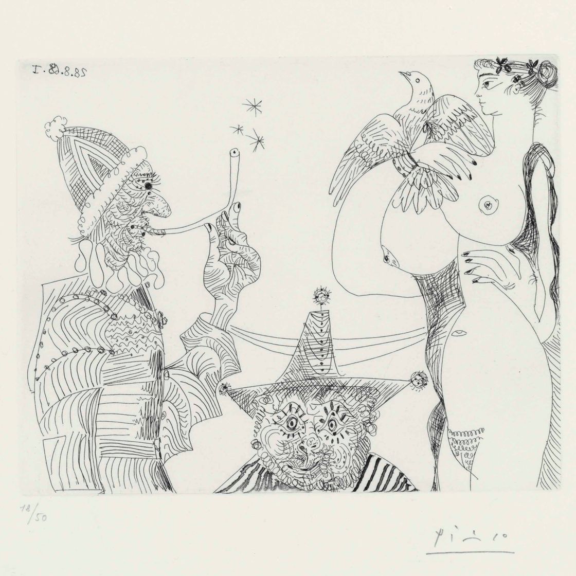 Pablo Picasso — Отзывы об опиуме: Папиросный дым из серии "Ла Сери 347" (1775 г.р.; 1792 г. р.А.)