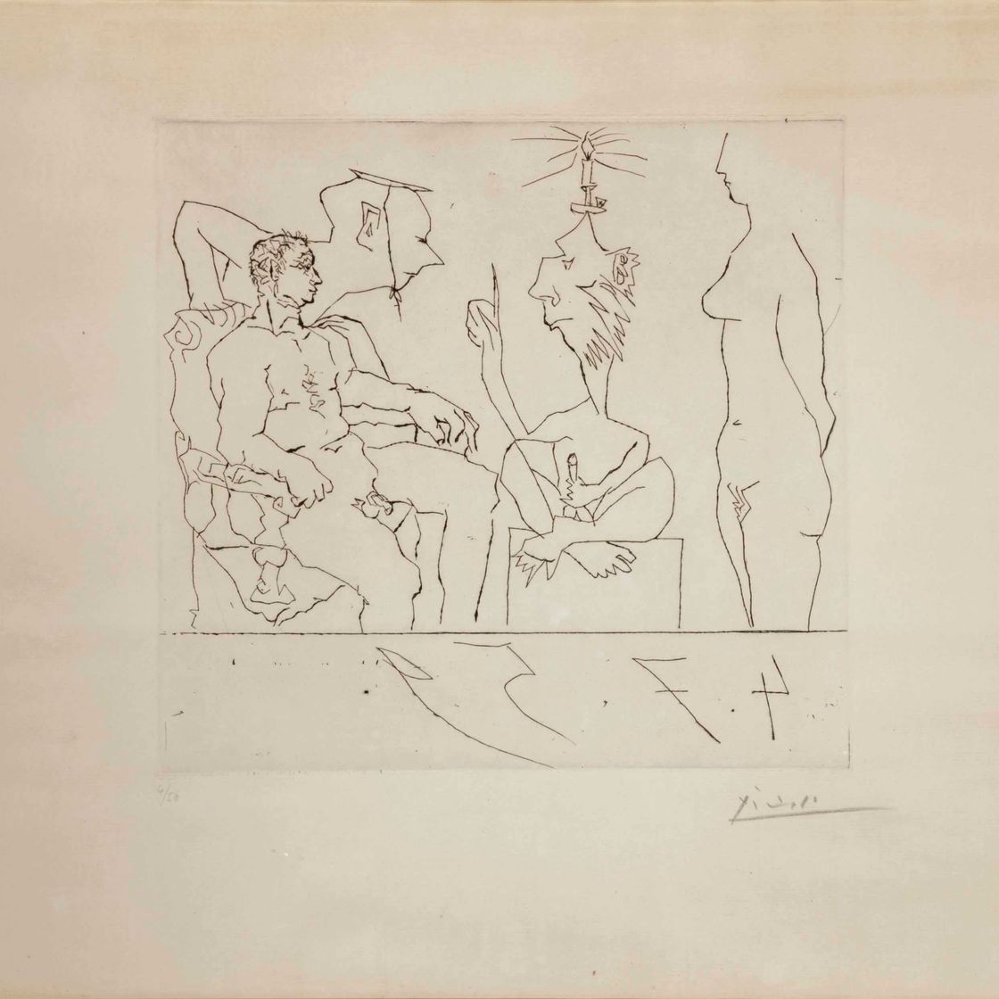 Pablo Picasso — Философ, не склонный к размышлениям, но достойный внимания, потому что Женщина такая, как есть (Ba. 1059)