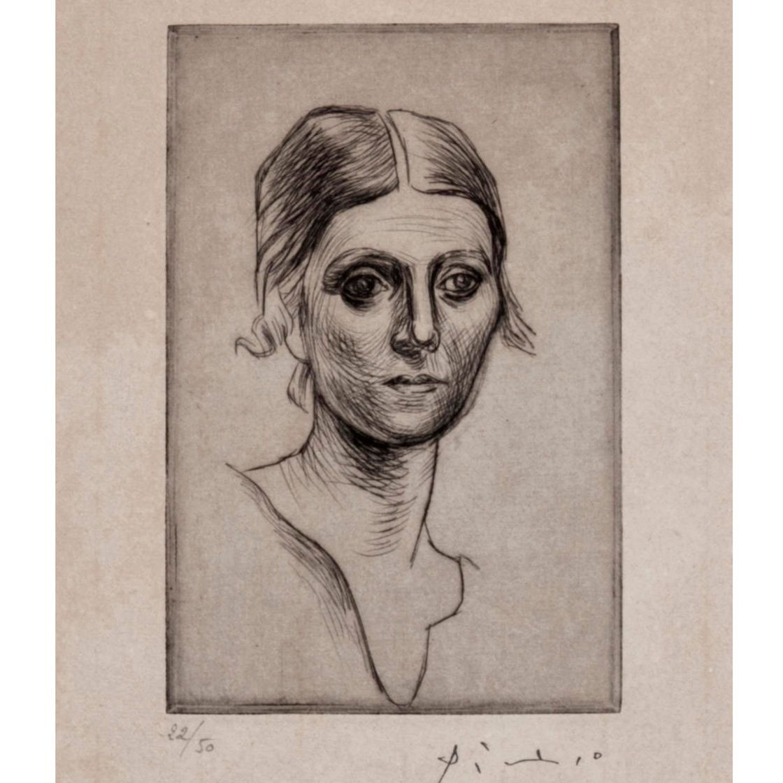 Pablo Picasso — Портрет Ольги Пикассо