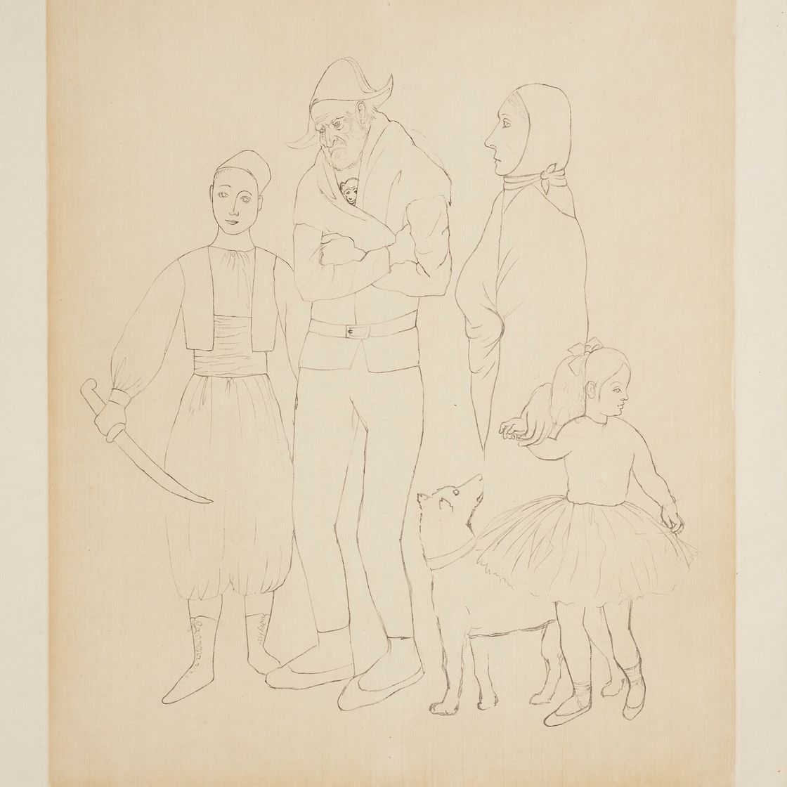 Pablo Picasso — Семья Сальтимбанков
