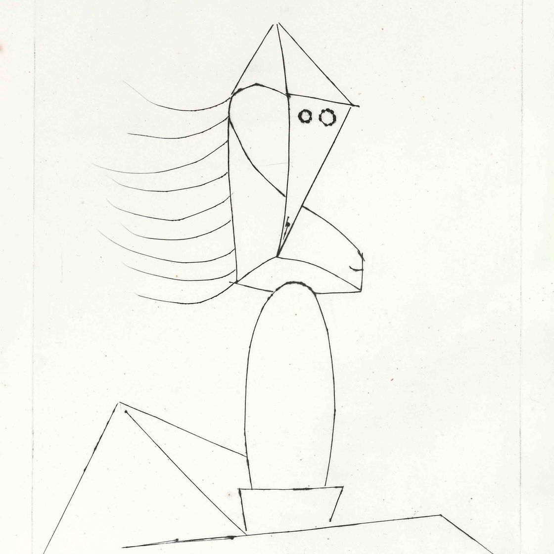 Pablo Picasso — Шесть фантастических сюжетов : одна тарелка (B. 368; Ba. 694)