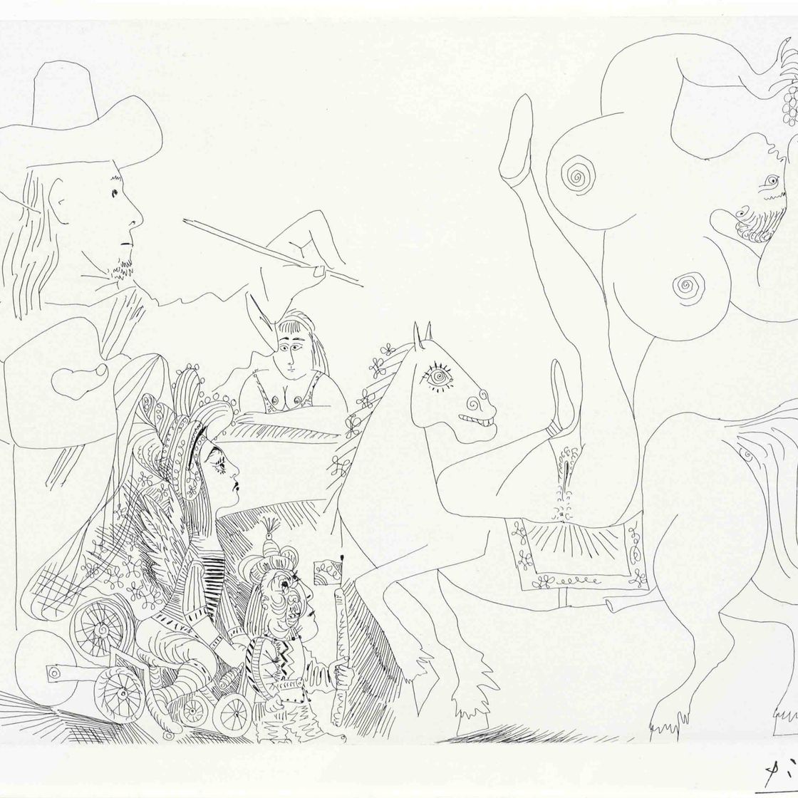 Pablo Picasso — Артист цирка, из "Ла Сери 156" (р. 1910; бакалавр 1916)
