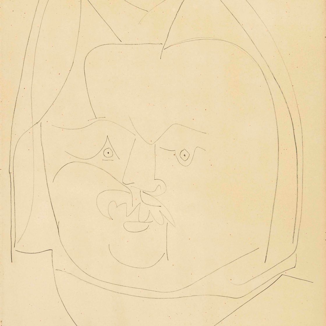 Pablo Picasso — Портрет де Бальзака