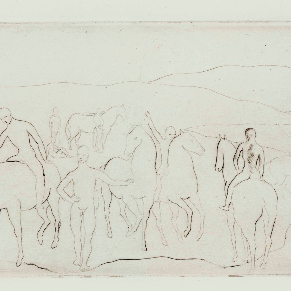 Pablo Picasso — Абревуар (блюдо с мармеладом) из "Свиты Сальтимбанков"