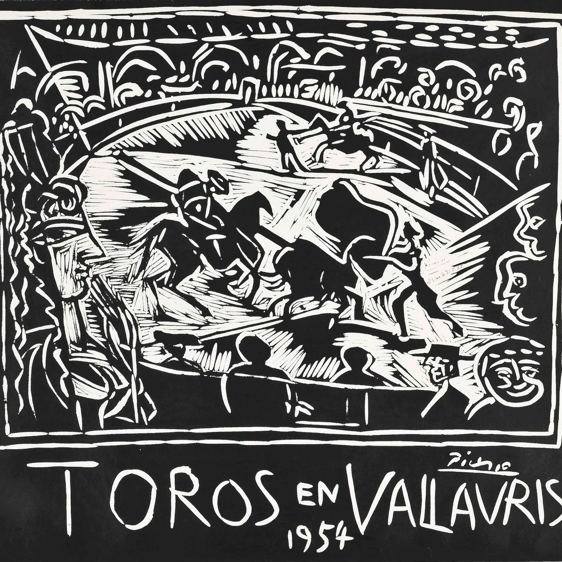 Pablo Picasso — Торос-ан-Валлорис, 1954 (Блох, 1264; Бэр, 1027)