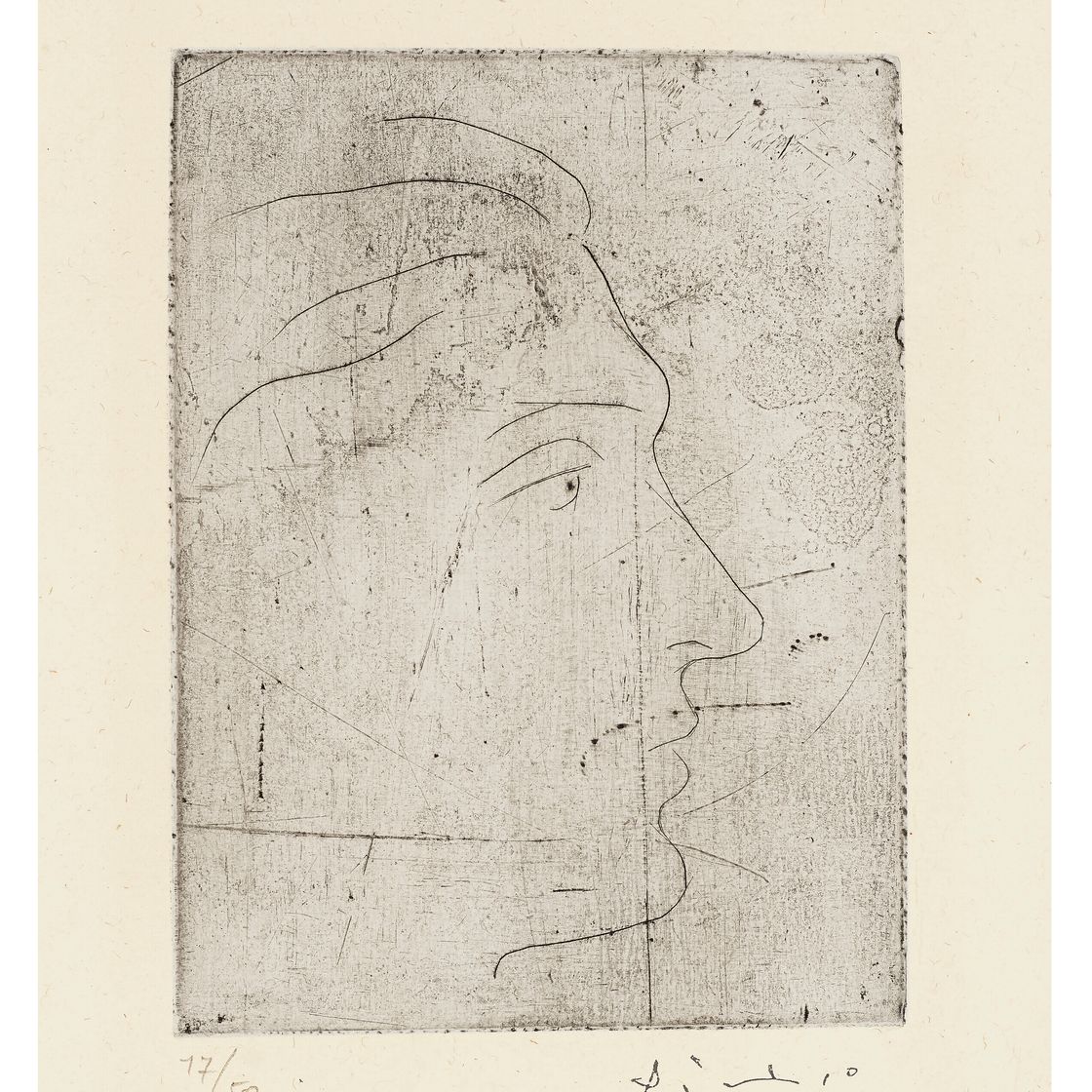 Pablo Picasso — Профиль человека, изображение 1