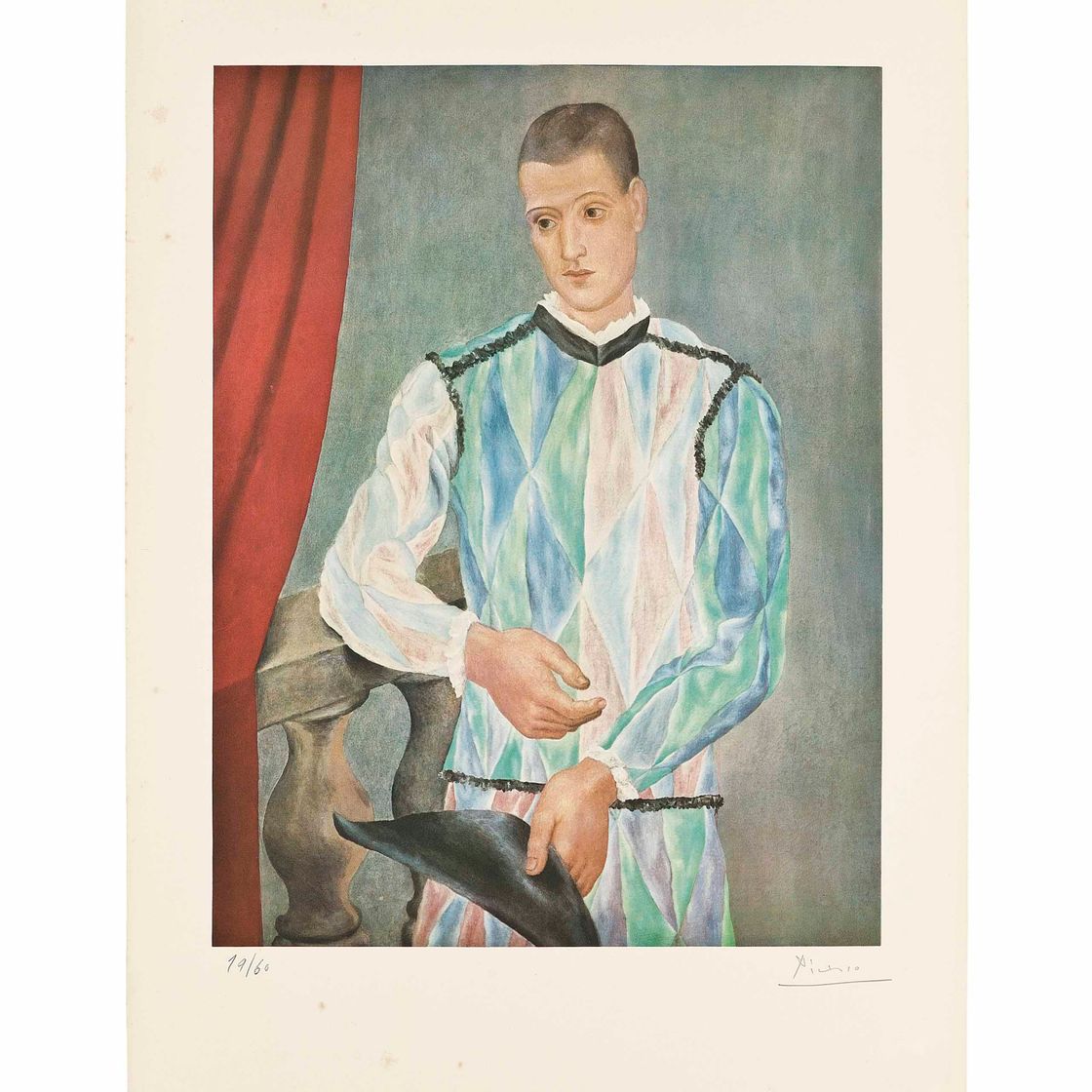 Pablo Picasso — Арлекин, из: Barcelona Suite (Czwiklitzer 230)
