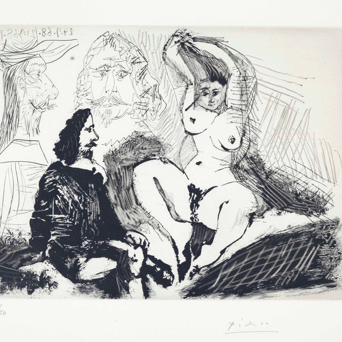 Pablo Picasso — Мужская прическа для единственной женщины в мире, от La Série 347
