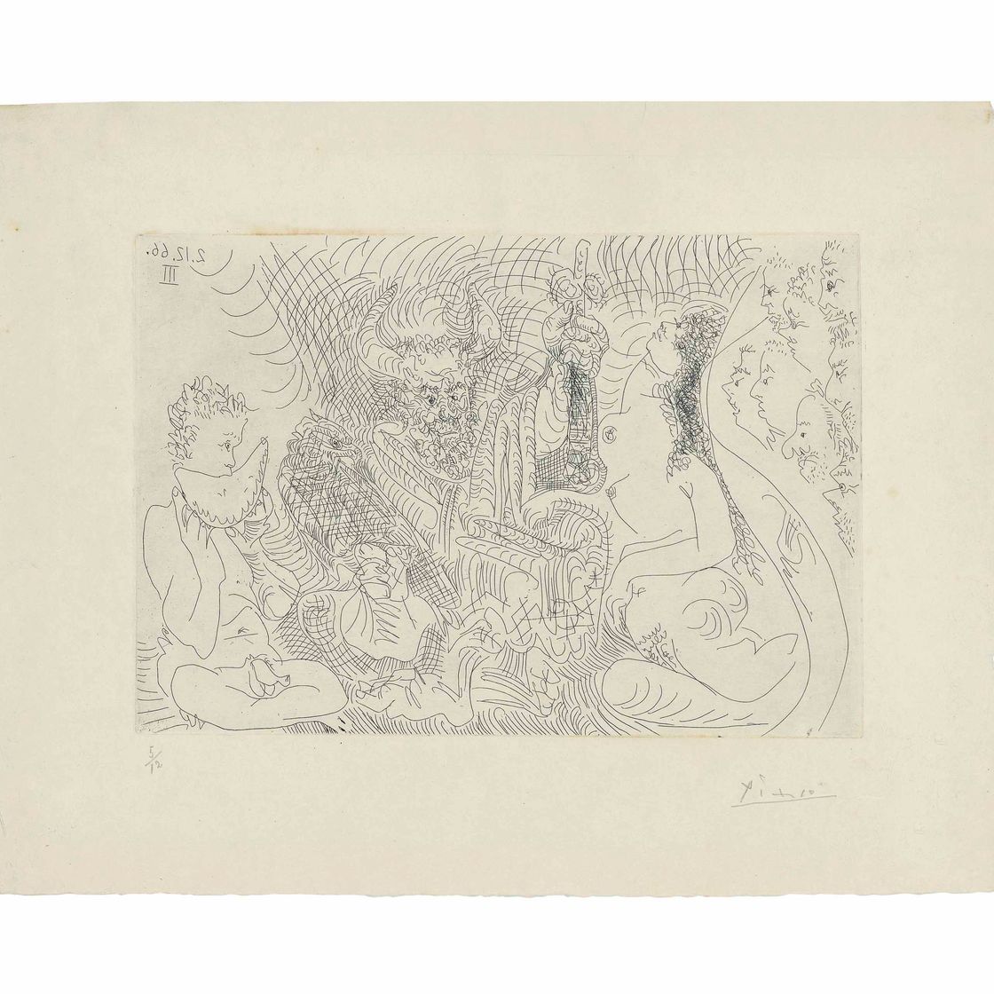 Pablo Picasso — Коллекция украшений: Одна тарелка (Блох 1477)