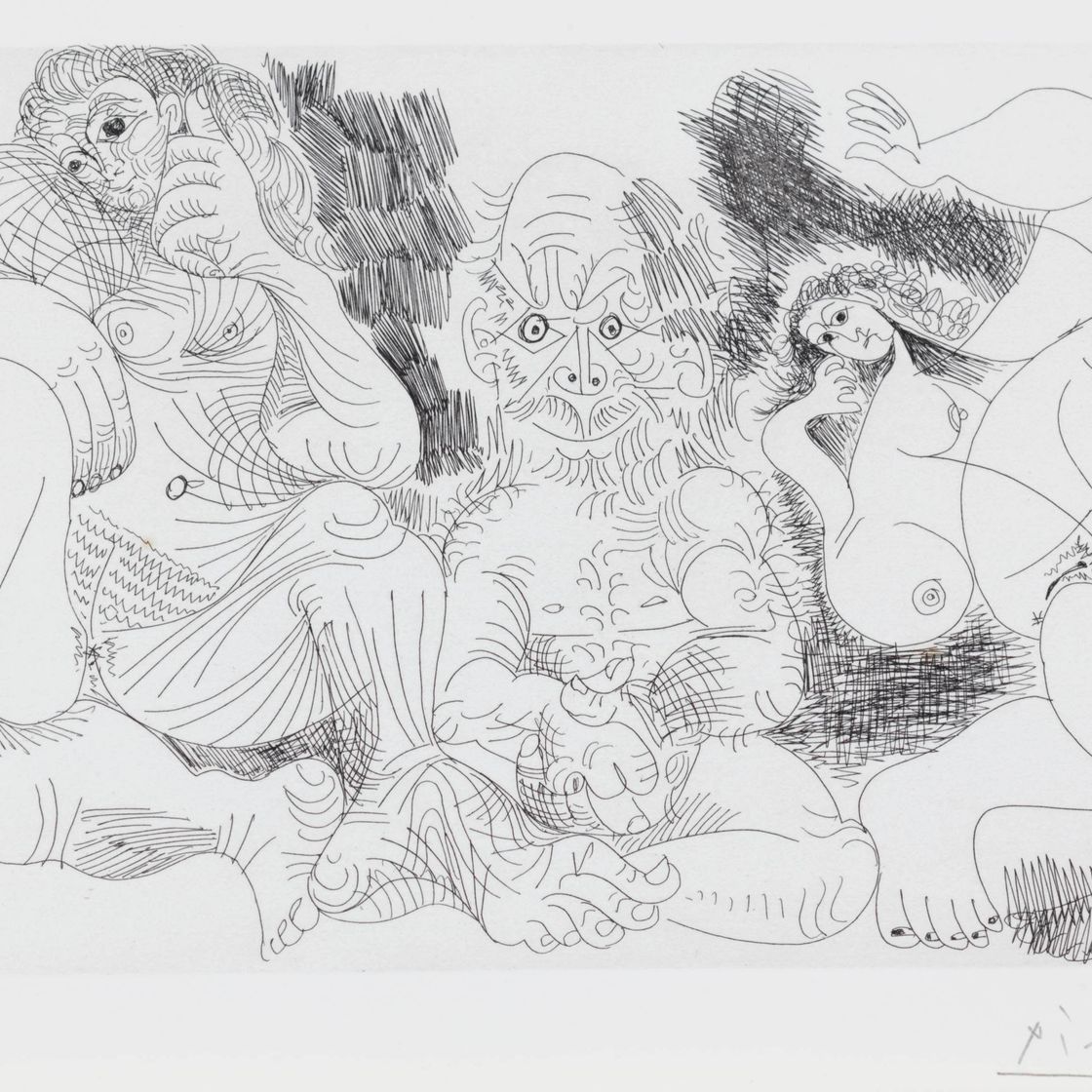Pablo Picasso — Бывший помощник молодой женщины и танцовщицы из "Сери 347" (р. 1719; Р. 1736)