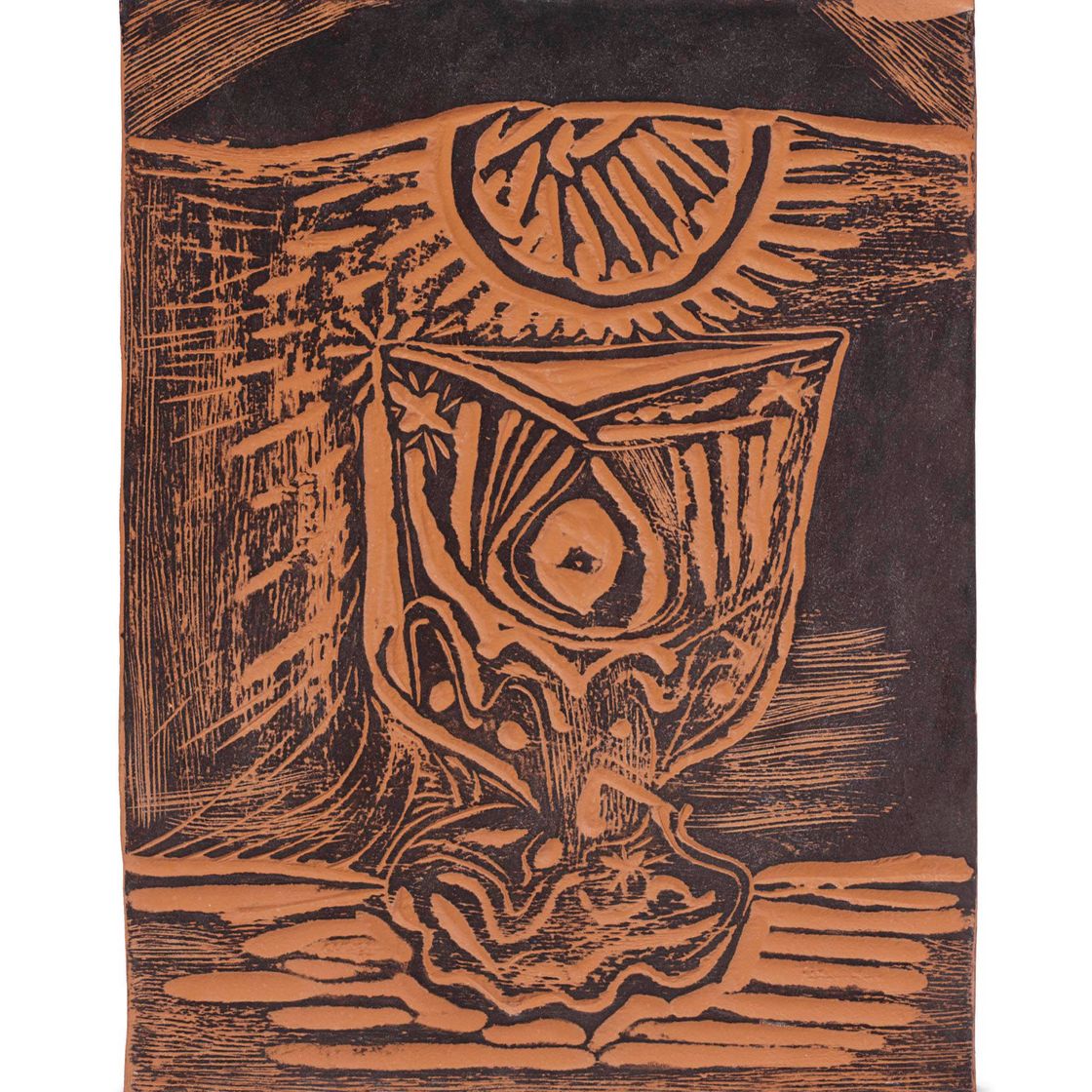 Pablo Picasso — Стекло под лампу (A.R. 519)