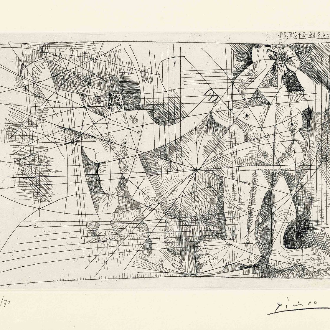 Pablo Picasso — Супружеская пара из "Повседневной магии" (Блох, 1460; Бэр, 1505; Книги Крамера, 144)