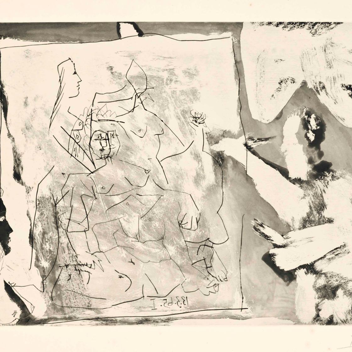 Pablo Picasso — Танец для женщин: труд для четырех женщин (Блох 1219; Баер 1201)