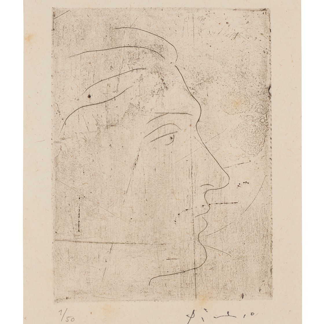 Pablo Picasso — Профиль человека