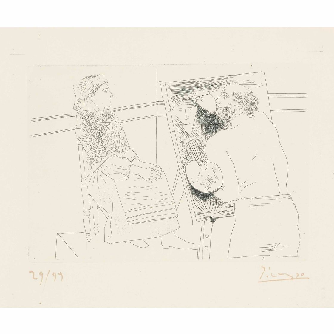 Pablo Picasso — Художник, сын Шевале, от шеф-повара ресторана Inconnu