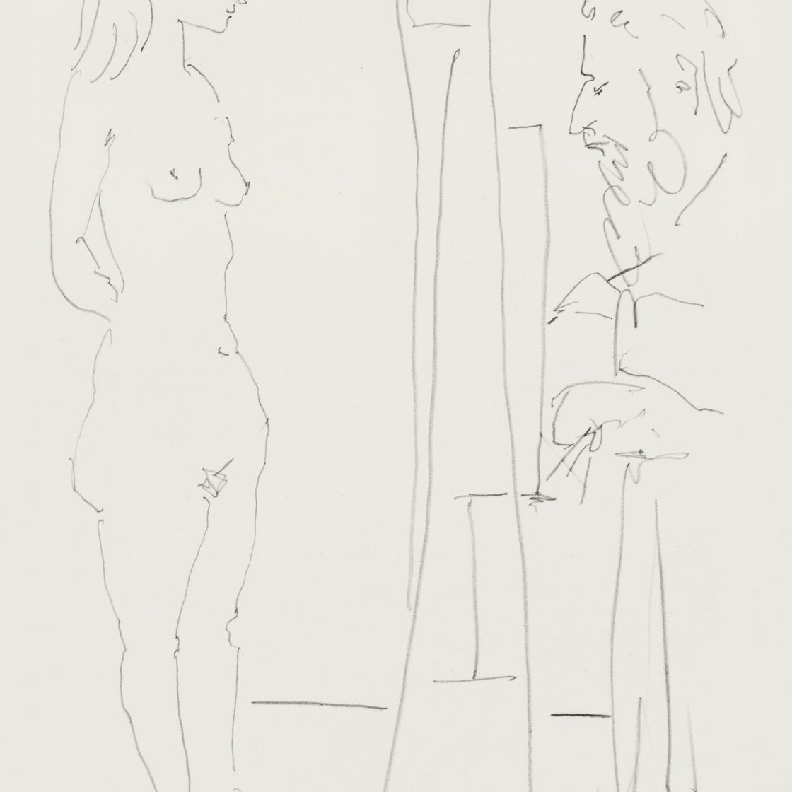 Pablo Picasso — Новая поза (B. 761; M. 255)