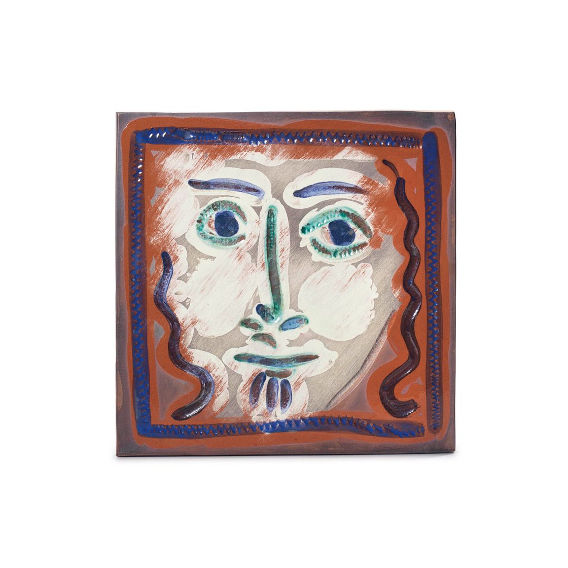 Pablo Picasso — Лицо с вьющимися волосами (A.R. 573)