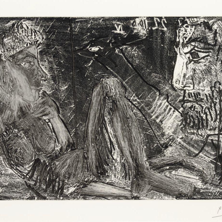 Pablo Picasso — Мужчина и женщина, из серии 347 (Р. 1385; В. 1407)