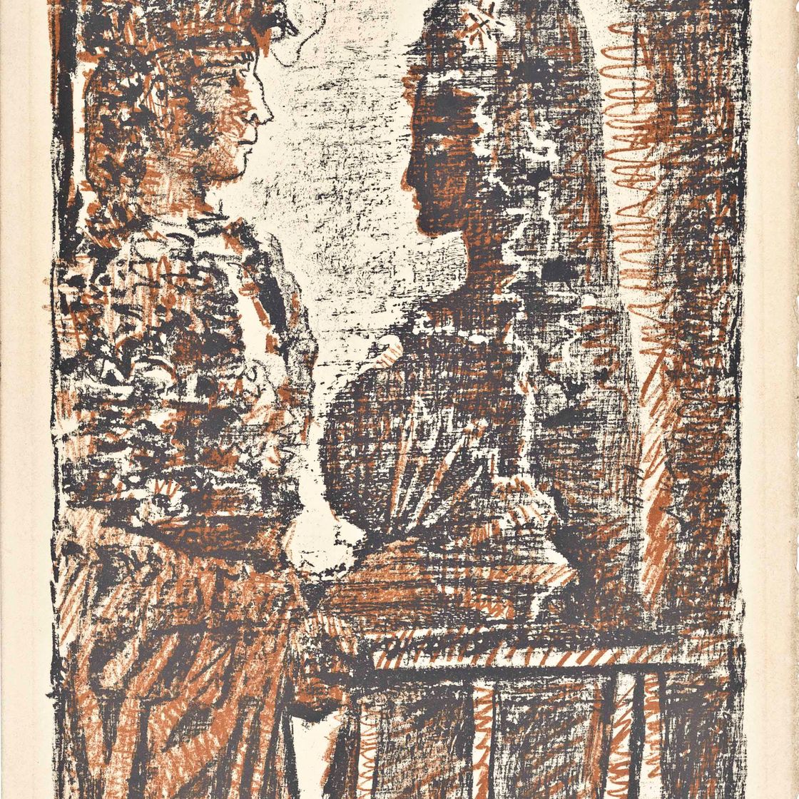 Pablo Picasso — Тореро и сеньорита, из "Кармен из Кармен" (Мурло, 332; Блох, 1005, см. книги Крамера, 126)