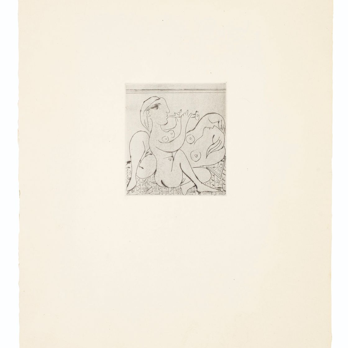 Pablo Picasso — Флейтистка и сонница II