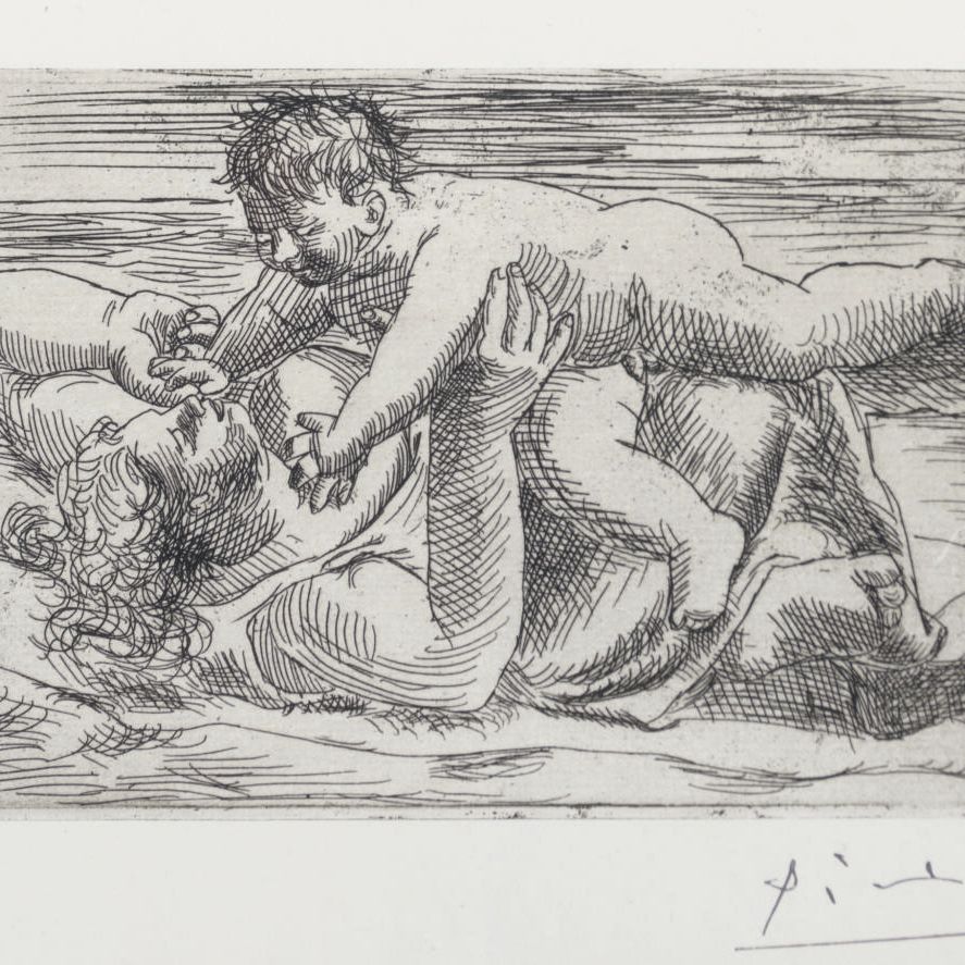 Pablo Picasso — Радость материнства (В. 49; Б. 66)