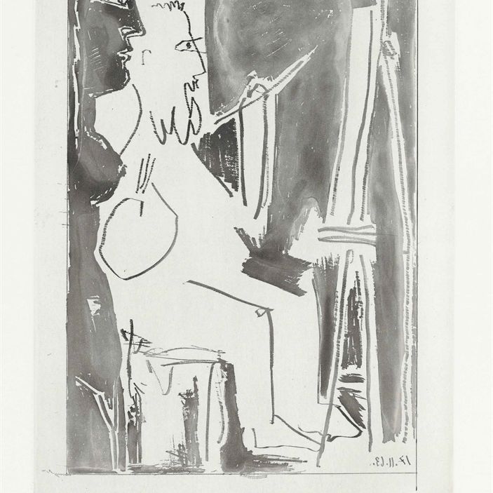 Pablo Picasso — Кавалер и новая дебютантка