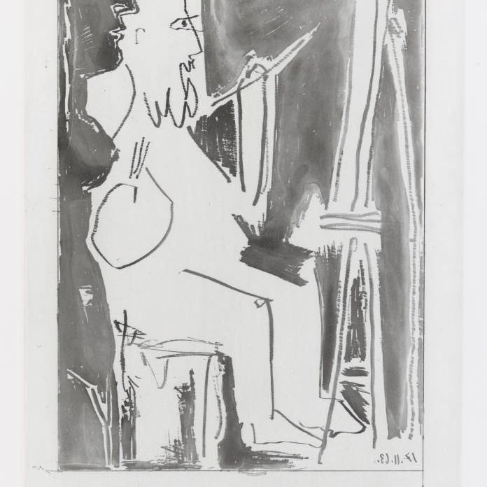 Pablo Picasso — Жизнь в родах (Б. 1129; Б. 1126)