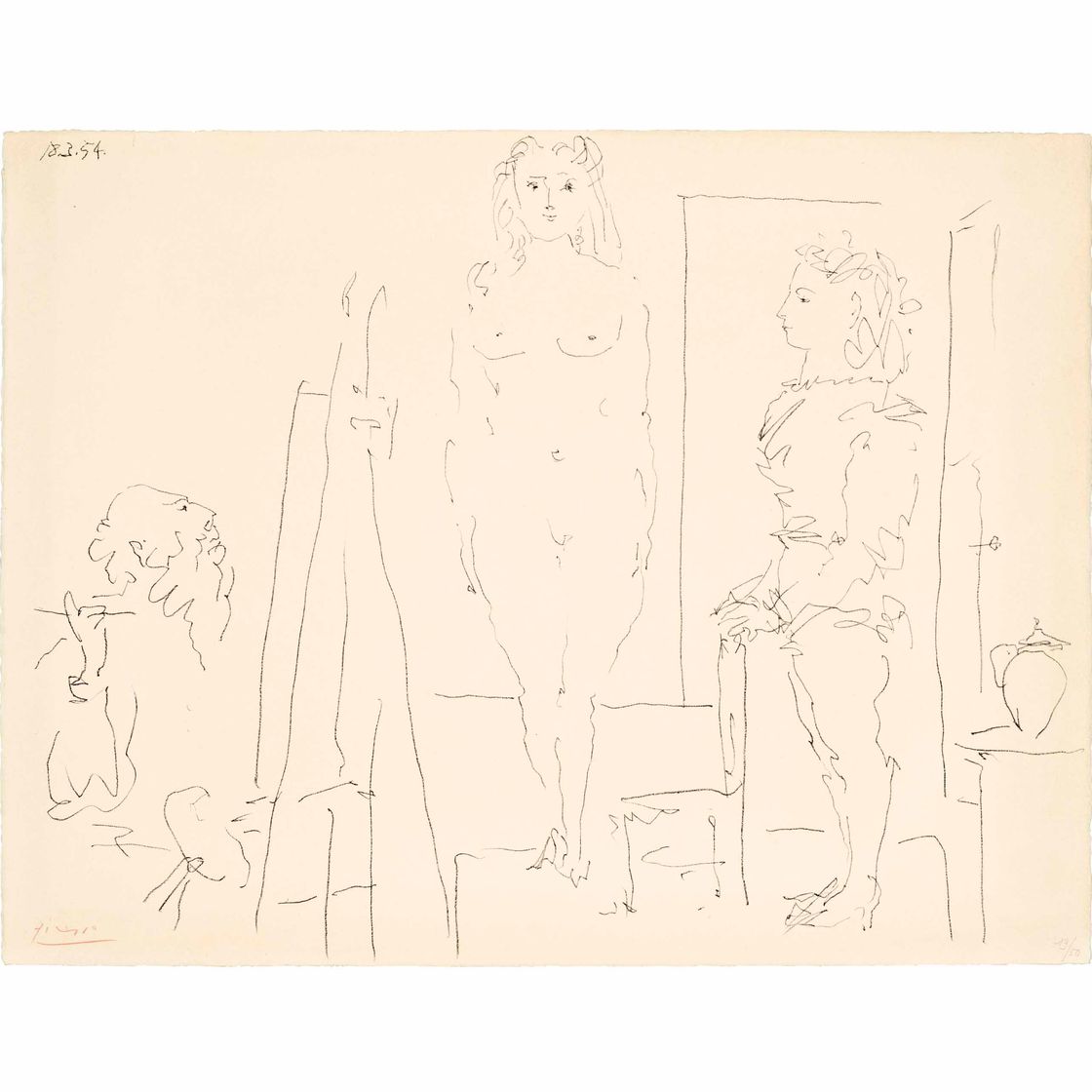 Pablo Picasso — Две модели (Блох 757; Мурло 253)