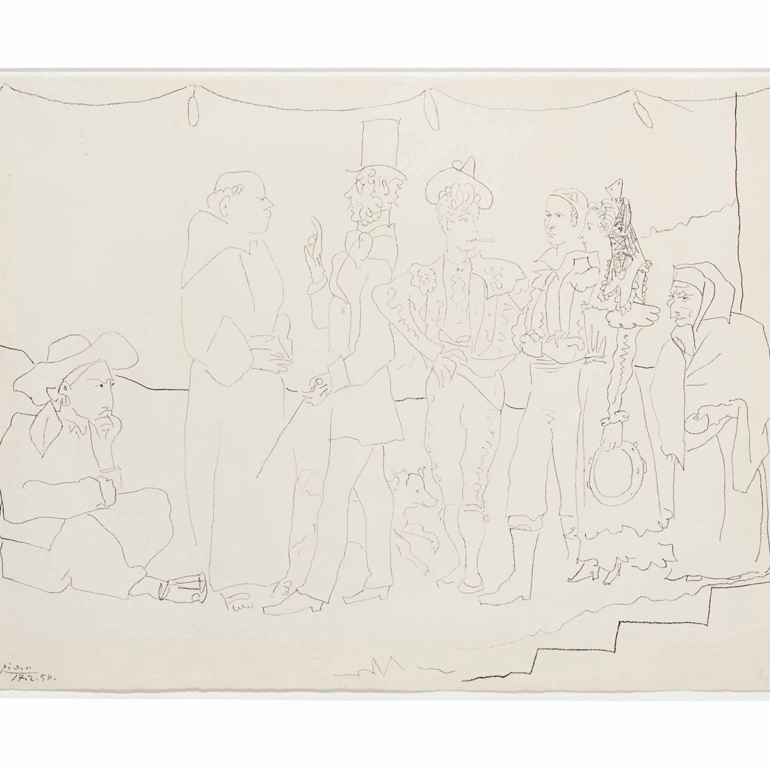 Pablo Picasso — Труппа актеров